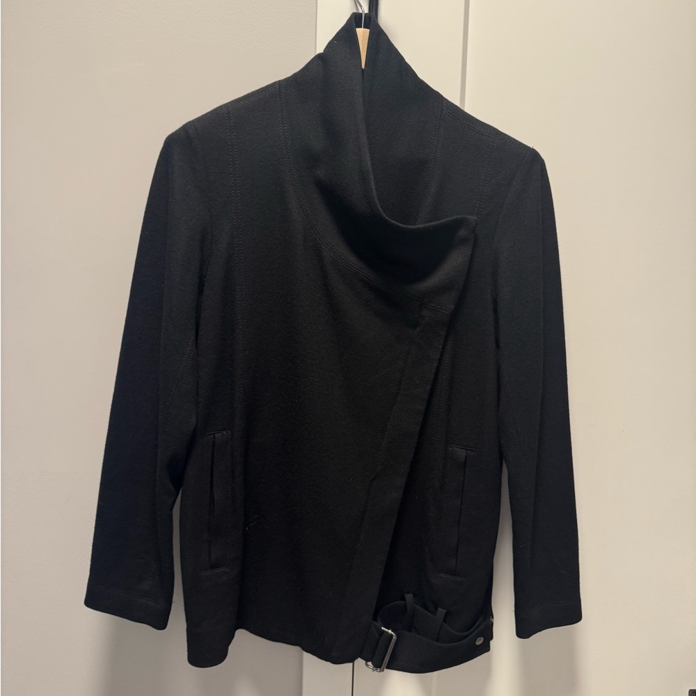Women's Helmut Lang Wool Asymmetrical Zip Jacket